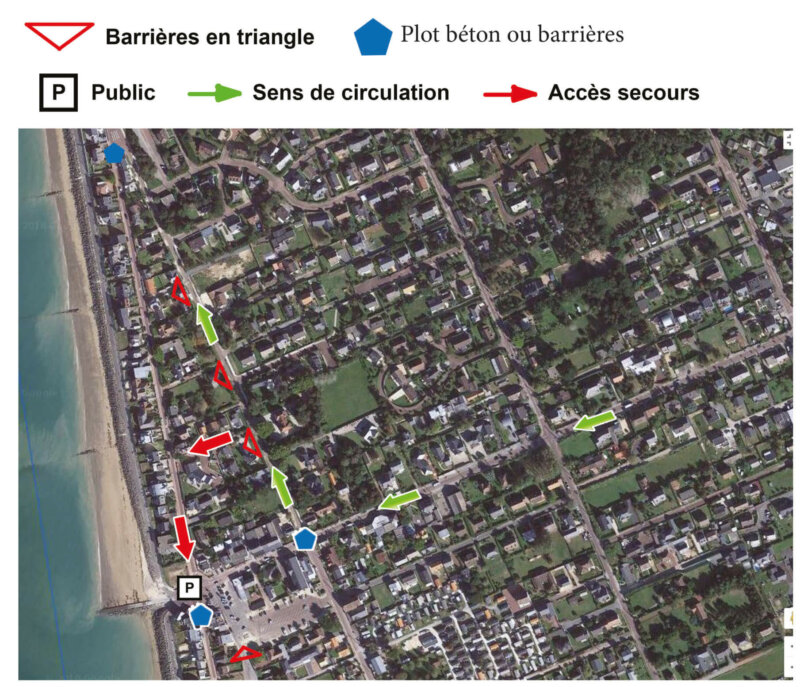 Feu d’Artifice du Passous                                    Plan de circulation 17 août