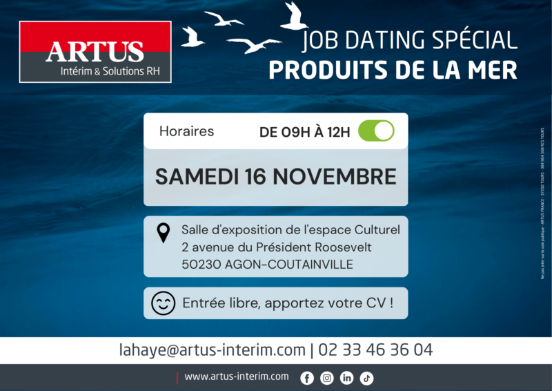 Job Dating spécial « Produits de la Mer »